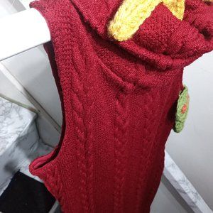 Burgundy Sweater Dress